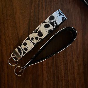 Hand Made Jack Skellington Print Key Chain